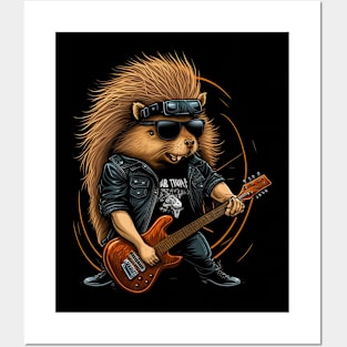 Capybara Rocker Posters and Art